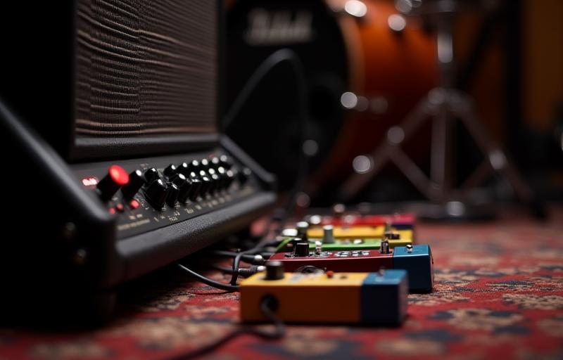 Close up of music equipment